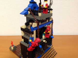 レゴ LEGO SYSTEM 3052 赤ニンジャの砦-
