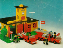 レゴ 374-1 消防署 消防車 Fire Station クラシックタウン Town