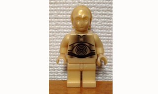 レゴミニフィグ C-3PO(pearl light gold)  4504 10144 7190 スターウォーズ