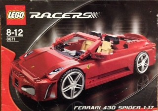 レゴ 8671 フェラーリ F430 スパイダー Ferrari 430 Spider 1/17